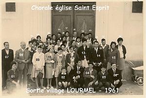 CHORALE ST ESPRIT D ORAN 1961 A LOURMEL